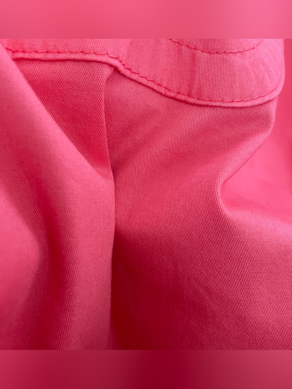 Lee Women's Pink Mid-Rise Comfort Waistband Cotton Skort w/ Pockets Size 22 - Picture 9 of 15